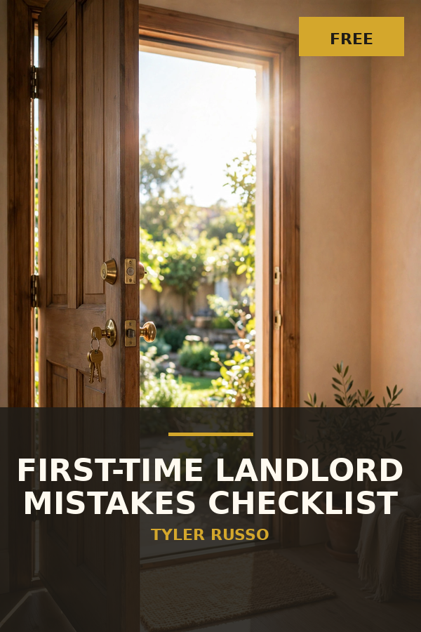First-Time Landlord Mistakes Checklist cover